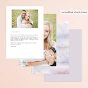 "Lavender fields" - Menus in Lavender by Hooray Creative - Back of Card Options