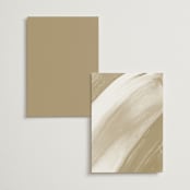 "oval" - Menus in Natural by Leah Bisch - Back of Card Options