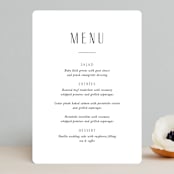 "Arcadia" - Menus in Onyx by Jennifer Wick - Front