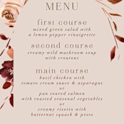 "Love Garden" - Menus in Potpourri by Petra Kern - Detail