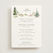 "Great Outdoors" - Menus in Forest by Petra Kern - Front