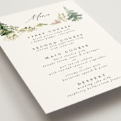 "Great Outdoors" - Menus in Forest by Petra Kern - Detail