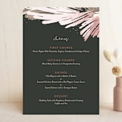 "lush romance" - Menus in Palm by Robin Ott - Front