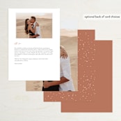 "lush romance" - Menus in Palm by Robin Ott - Back of Card Options