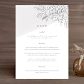 "Loving" - Menus in Cloudy by Paper Raven Co. - Front