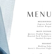 "Trio" - Menus in Ocean by Erin L. Wilson - Detail