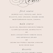 "initals" - Menus in Champagne by Lori Wemple - Detail