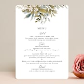 "Wedding Festive" - Menus in Frost by Chris Griffith - Front