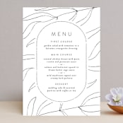 "Denali" - Menus in Linen by Carly Reed Walker - Front