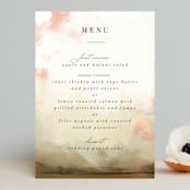 "Pastel Sky" - Menus in Moss by Hannah Williams - Front