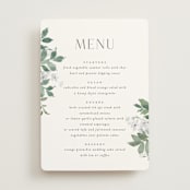 "Grove" - Menus in Fern by Everett Paper Goods - Front