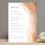 "Watercolor dune" - Menus in Desert by Yuliya Evseeva - Front
