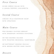 "Watercolor dune" - Menus in Desert by Yuliya Evseeva - Detail