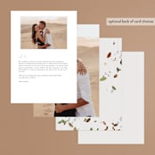 "Fall Flurry" - Menus in Fall by Grace Kreinbrink - Back of Card Options