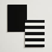 "Modern Classic Names" - Menus in Onyx by Emily Betts - Back of Card Options