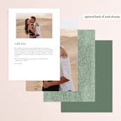 "I do" - Menus in Fern by Creo Study - Back of Card Options