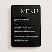 "Casual" - Menus in Pearl by Owl and Toad - Front