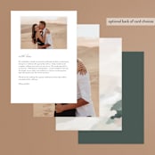 "Vista" - Menus in Forest by Melanie Severin - Back of Card Options