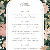 "Garden at Blue Hill" - Menus in Meadow by Jennifer Wick - Detail