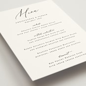 "Beautifully Scripted" - Menus in Pearl by Hooray Creative - Detail