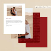 "wispy" - Menus in Sienna by Angela Marzuki - Back of Card Options