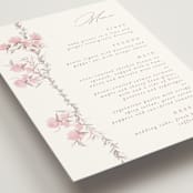 "butter blossoms" - Menus in Posie by Phrosné Barwood - Detail