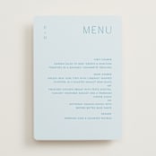 "Juniper" - Menus in Capri by Blustery August - Front