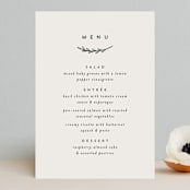 "Connect" - Menus in Almond by Brianne Larsen - Front