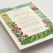 "Farm and Field" - Menus in Barn by Paper Sun Studio - Detail