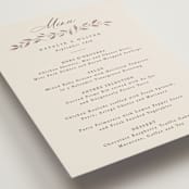 "Delicate monogram" - Menus in Ecru by Hooray Creative - Detail