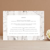 "Winter Birch" - Menus in Natural by Melanie Severin - Front