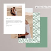 "Ornate" - Menus in Sage by Jen Owens - Back of Card Options