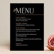 "love love love" - Menus in Onyx by Robert and Stella - Front
