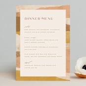 "Rustic Union" - Menus in Sunset by Michelle Taylor - Front