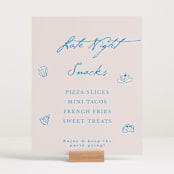 "Handdrawn little things" - Menu Signs in Sky Whispers by Cass Loh - In Use