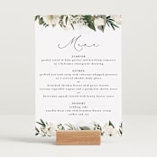"Classic Love" - Menu Signs in Vanilla by Susan Moyal - In Use