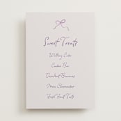 "tablescape drawing" - Menu Signs in Hydrangea by Cass Loh - Front