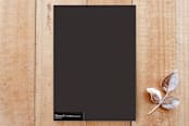 "A Joyful Holiday" - Cards in Dark Gray by Gray Star Design - Back