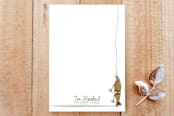 "I'm Hooked Stationary!" - Cards in Robin by Carole Crohan - CaroleeXpressions - Front