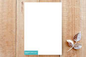 "A Welcome Hello" - Cards in Cheery Turquoise by Jessica Druxman - Back
