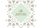 "Joyful Snowfall" - Cards in Mint by Jennifer Postorino - Close-Up