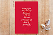 "Wishful New Beginning" - Cards in Holiday Red by Ioana Martineac - Front