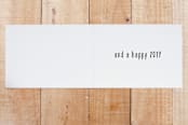 "Llama Holiday" - Cards in Cherry by Elky Ink - Interior
