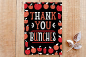 "Thank You Bunches" - Cards in Red Delicious by Kay Wolfersperger - Front