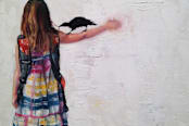 "The Little Muse" - Cards in Sunny Yellow by Jamie Peterson - Close-Up