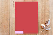 "More than chocolate" - Cards in Baby Pink by Emanuela Carratoni - Back