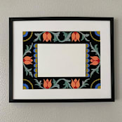 "Custom Handpainted Frame" - Frames in multicolor by Emily Morris