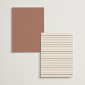 "together" - Foil-Pressed Menus in Cream Puff by Pixel and Hank - Back of Card Options