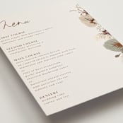 "Jasmine" - Foil-Pressed Menus in Dusk by Susan Moyal - Detail