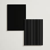 "Elegant Station" - Foil-Pressed Menus in Noir by Stacey Meacham - Back of Card Options
